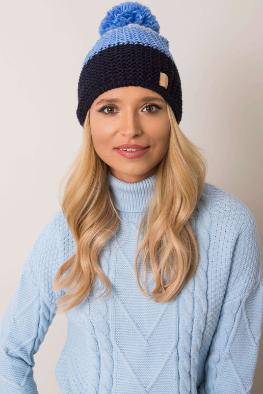 Námořnická modrá zimní čepice RUE PARIS