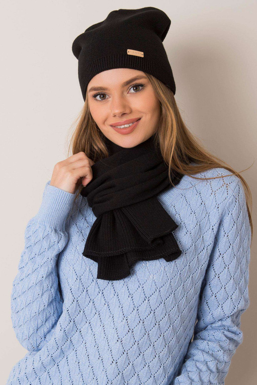 Černá pletená souprava RUE PARIS