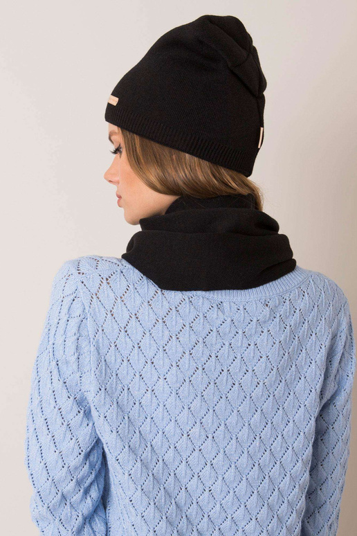 Černá pletená souprava RUE PARIS