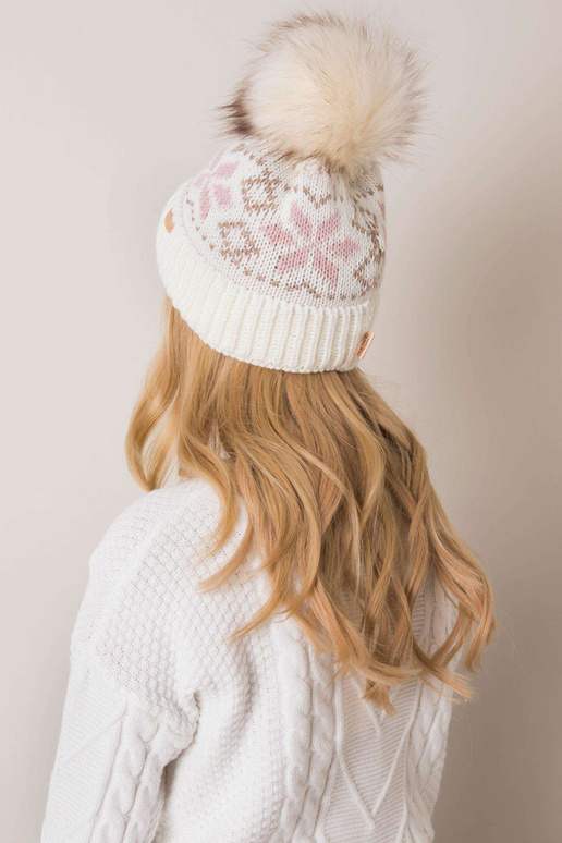 Ecru zimní čepice RUE PARIS