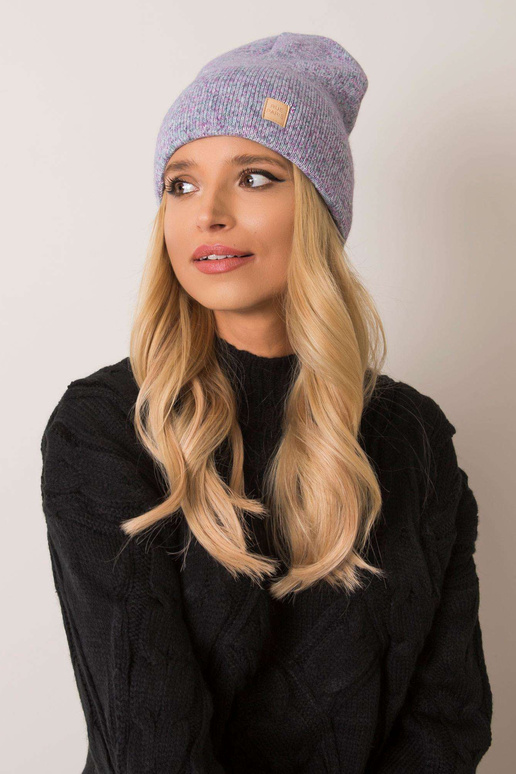 Fialová dámská čepice RUE PARIS