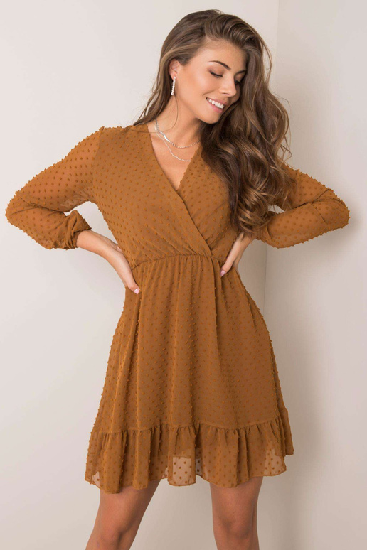 Hnědé šaty Noella SUBLEVEL