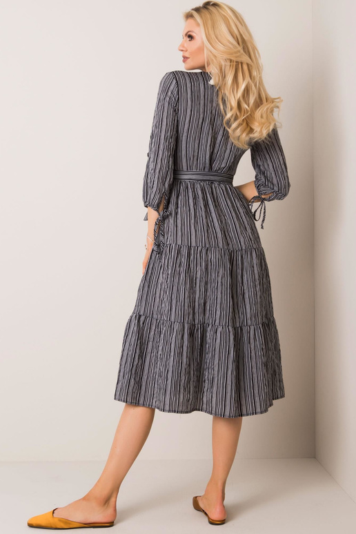 Šedočerné šaty Hannah