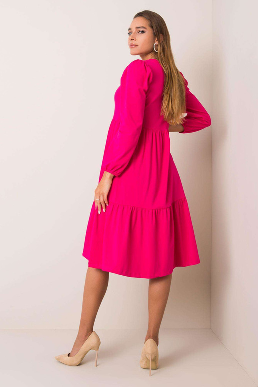 Tmavě růžové šaty Yonne RUE PARIS