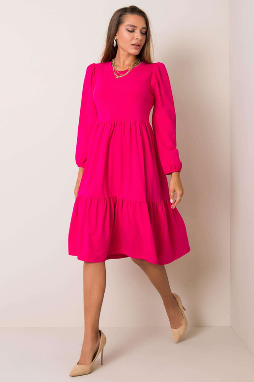 Tmavě růžové šaty Yonne RUE PARIS