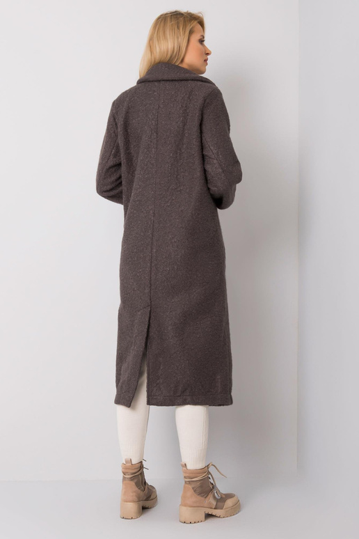 Kabát Paquita RUE PARIS grafitový buklé