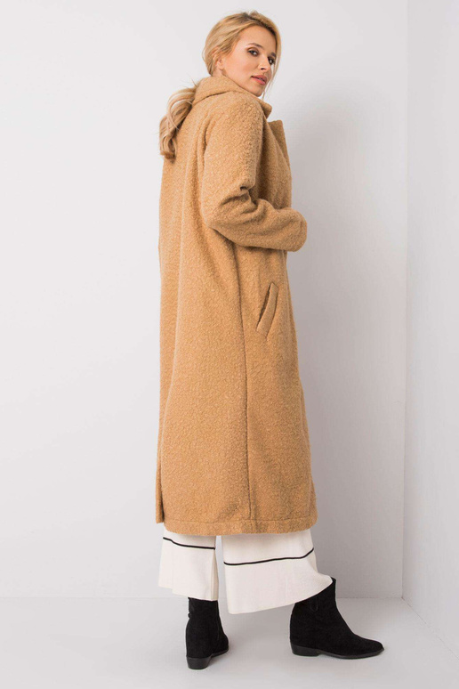 Béžový bouclé kabát Paquita RUE PARIS