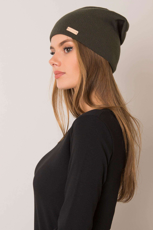 Khaki čepice basic RUE PARIS