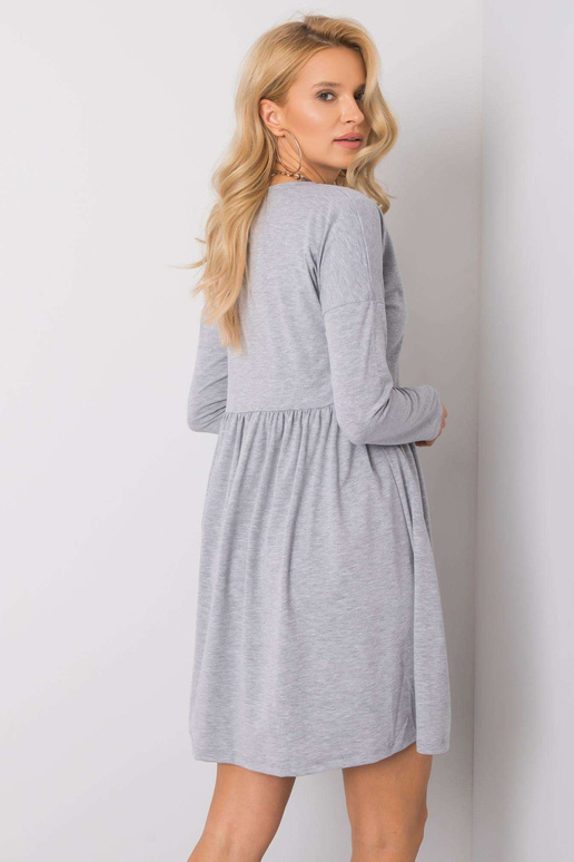 Šedé melanžové šaty od Brooke RUE PARIS