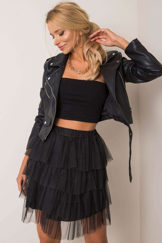 Černá tylová sukně Suerta OCH BELLA Černá tylová sukně Suerta OCH BELLA