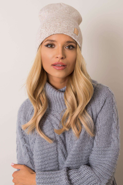 Béžová dámská čepice RUE PARIS