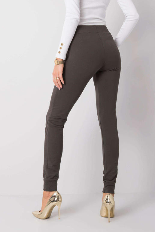 Tmavé khaki kalhoty Giulianna