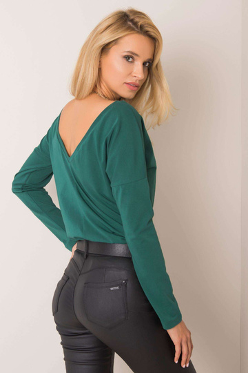 Tmavě zelená halenka Larissa 2