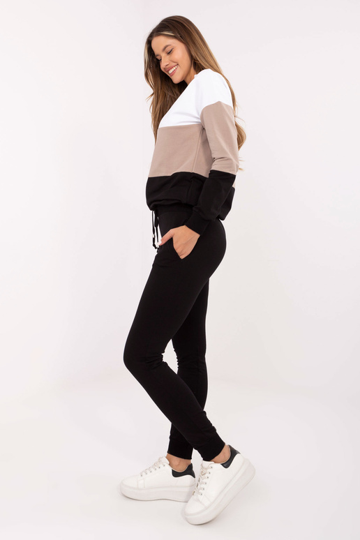 Béžová a černá souprava Sandra RUE PARIS