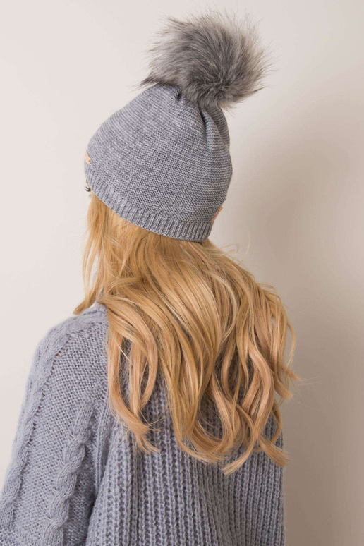 Šedá zimní čepice RUE PARIS