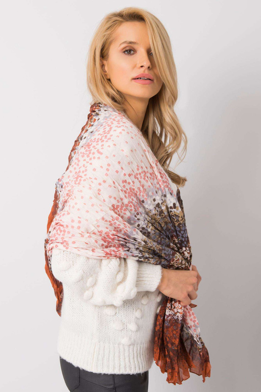 Tmavě oranžový vzorovaný popruh