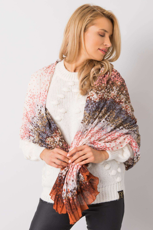 Tmavě oranžový vzorovaný popruh