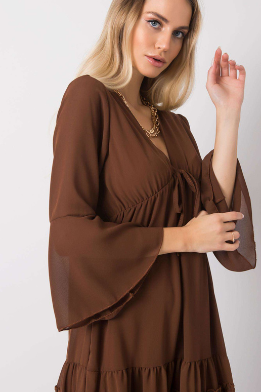 Hnědé šaty Bryanna Hnědé šaty Bryanna