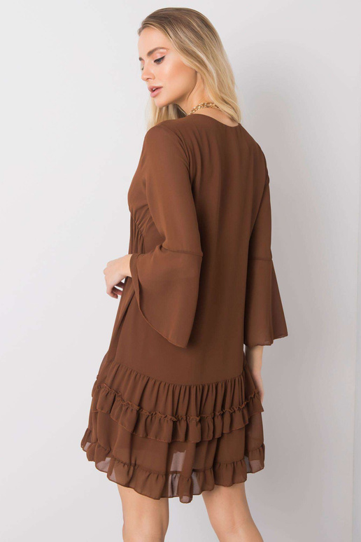 Hnědé šaty Bryanna Hnědé šaty Bryanna