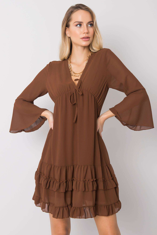 Hnědé šaty Bryanna Hnědé šaty Bryanna