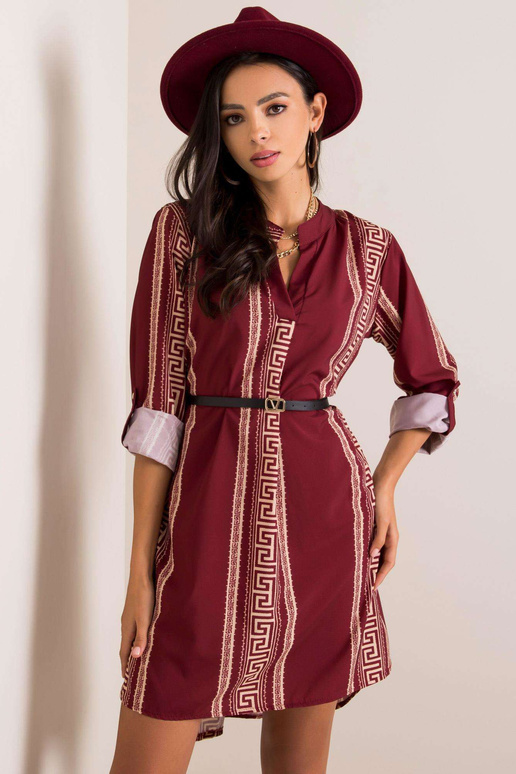 Vínové šaty Elisa