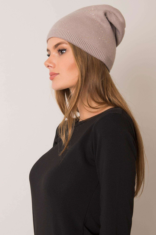 Béžová čepice RUE PARIS