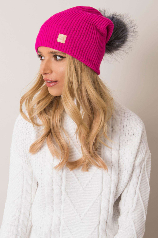 Czapka- JK-CZ-15,70-fuchsiová