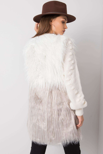 Ecru-šedá vesta Lexie 2