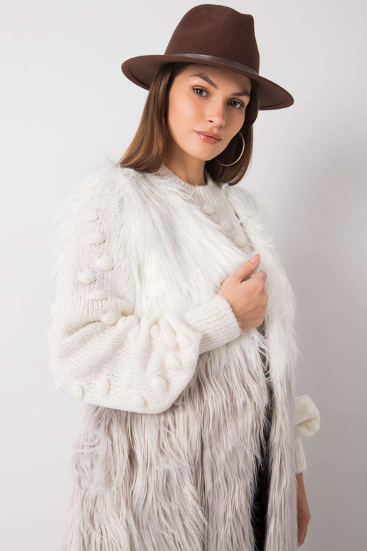 Ecru-šedá vesta Lexie