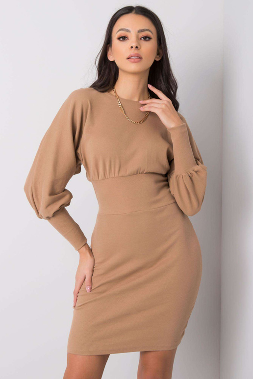 Velbloudí šaty Leticia RUE PARIS