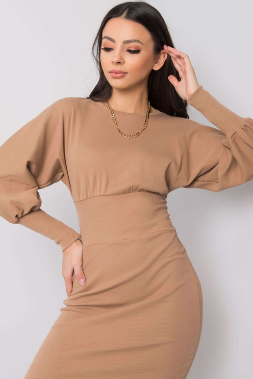 Velbloudí šaty Leticia RUE PARIS