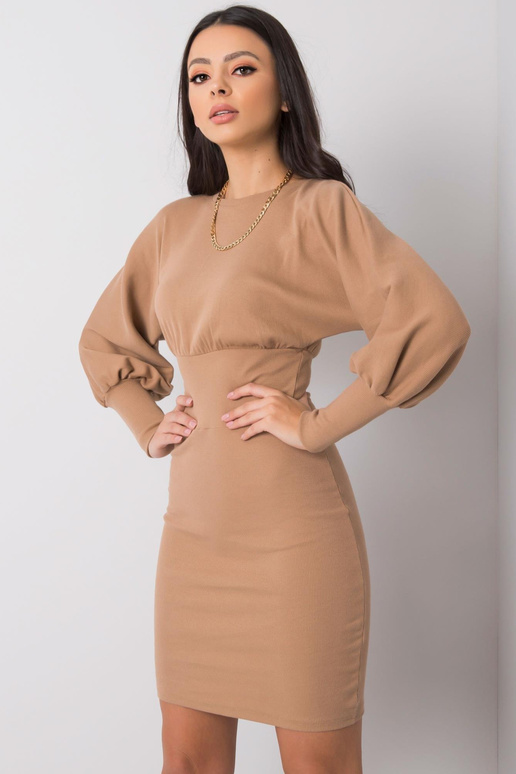 Velbloudí šaty Leticia RUE PARIS