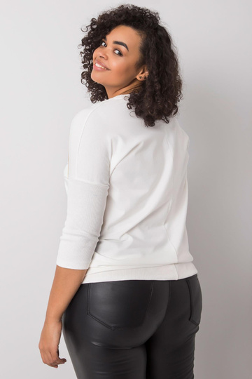 Ecru halenka s nápisem Marilia 2