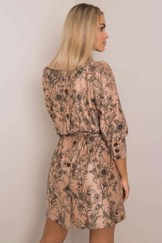 Béžové a zelené šaty Alissia