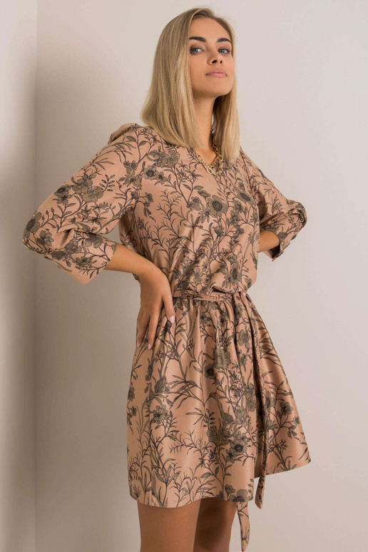 Béžové a zelené šaty Alissia