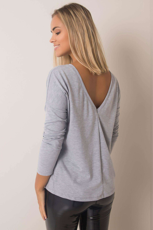 Šedá melanžová halenka Larissa