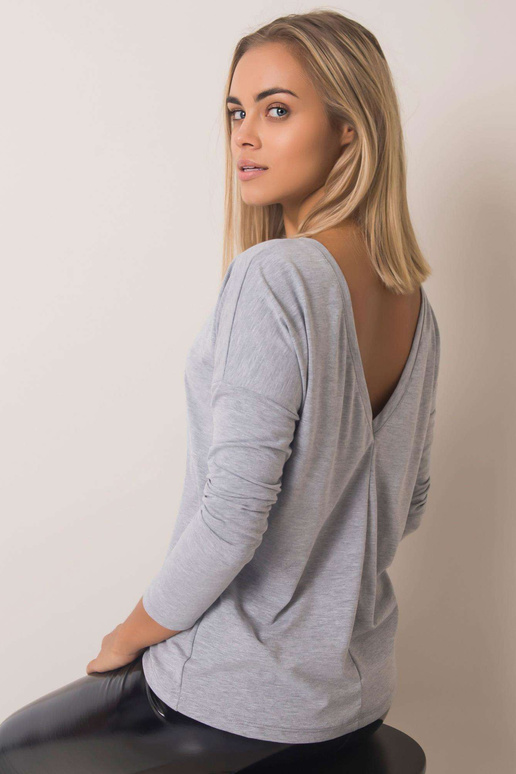 Šedá melanžová halenka Larissa