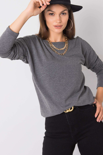 Tmavě šedá melanžová...