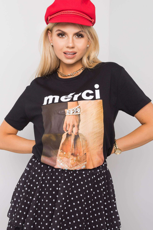 Černé tričko Kylie Černé tričko Kylie