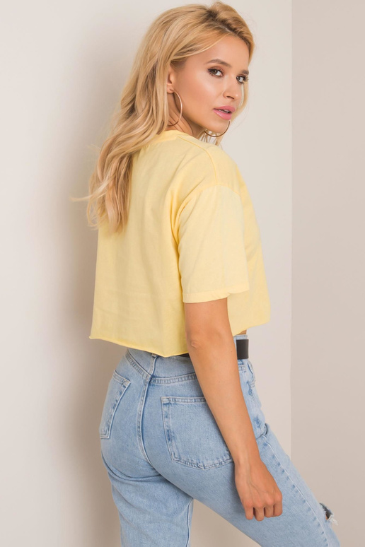 Světle žluté tričko Vicky RUE PARIS