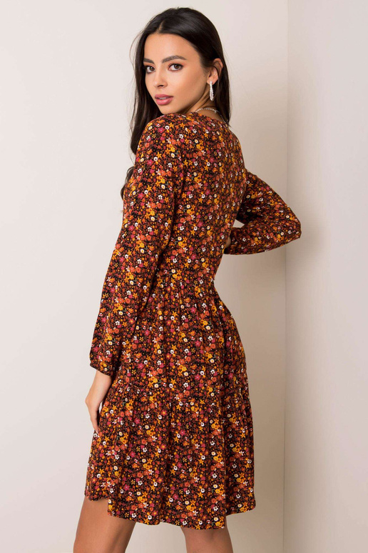 Černohnědé šaty Mistery SUBLEVEL