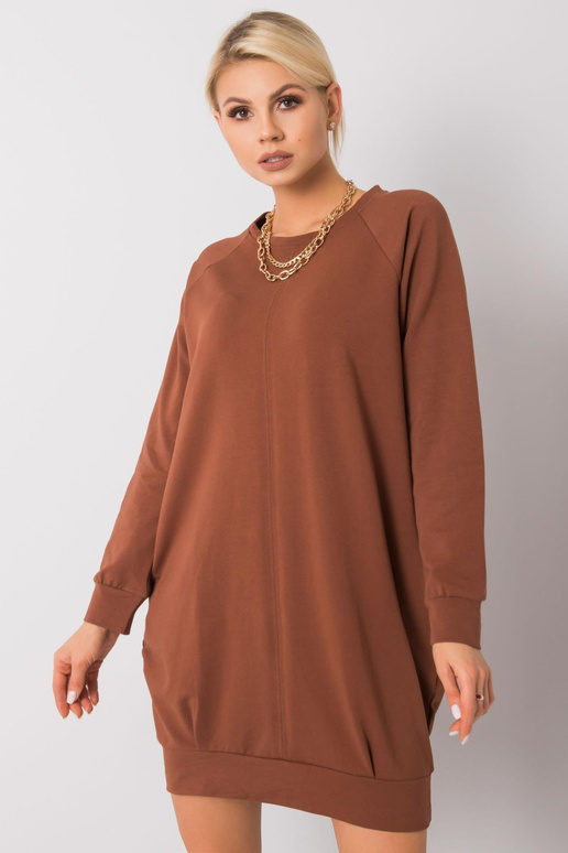 Hnědé šaty Cristine