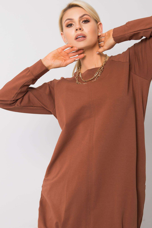 Hnědé šaty Cristine