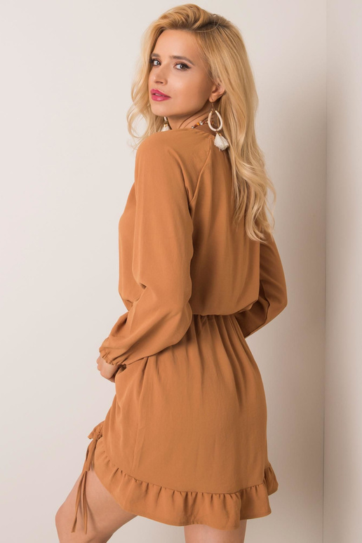 Šaty-111-SK-06071.09-světle hnědé