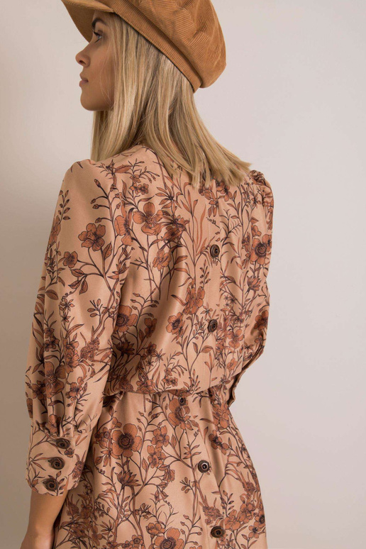 Světle hnědé šaty Alissia