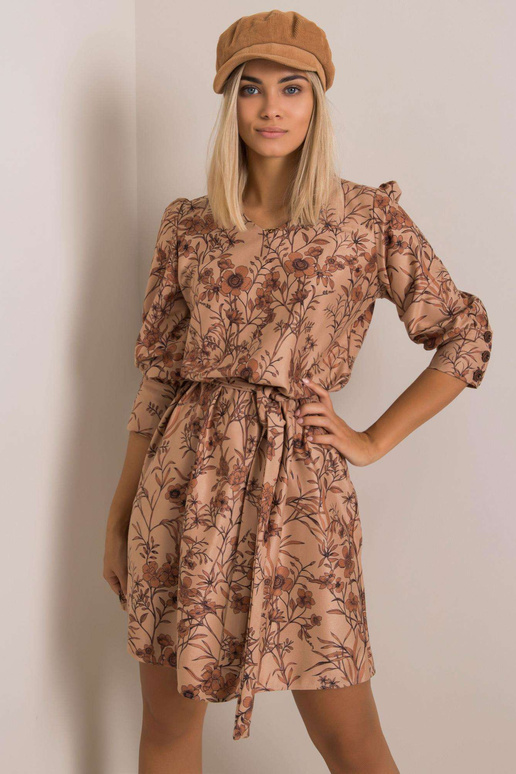 Světle hnědé šaty Alissia