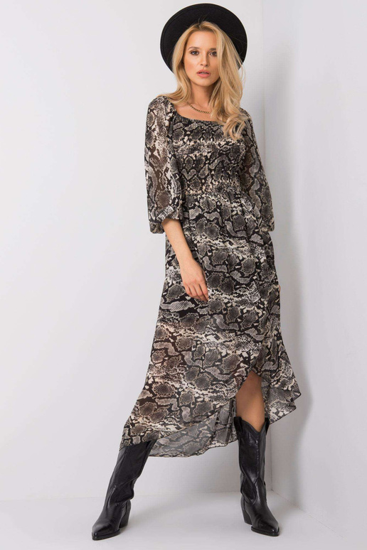 Šaty-TW-SK-BI-8029.41-černo-béžové Šaty-TW-SK-BI-8029.41-černo-béžové