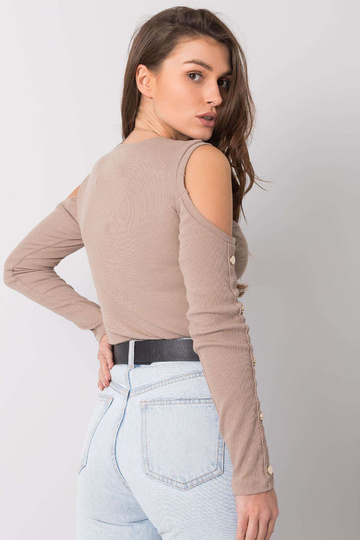 Tmavě béžová halenka Nadia 2