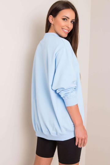 Světle modrá Twist mikina 2