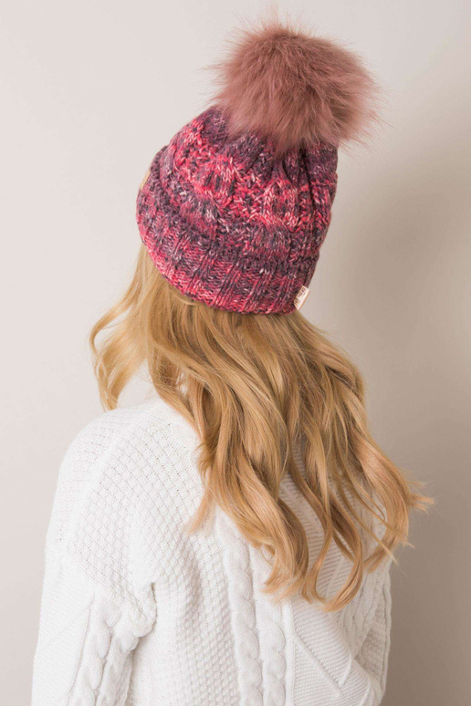 Czapka- JK-CZ-2,67 - tmavě růžová